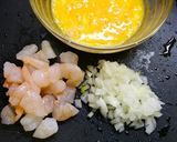 レンジで簡単！山葵醤油風味☆海老タルタル作り方2写真