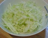 レンジでチンだけ✿キャベツの塩昆布バター作り方1写真