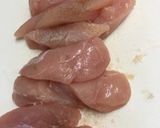 ササミと水菜のサラダ☆トマトドレッシング作り方2写真