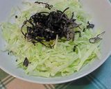 レンジでチンだけ✿キャベツの塩昆布バター作り方3写真