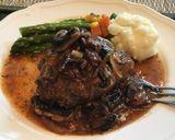 アメリカン ハンバーグ サルスベリ—風作り方8写真