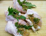 骨抜き手羽中のネギ味噌詰め作り方4写真