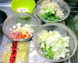味噌野菜炒めソバ 家庭用の火力で美味しい作り方1写真