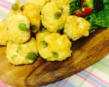 ヘルシー豆腐と米粉のチキンナゲット作り方5写真