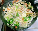 味噌野菜炒めソバ 家庭用の火力で美味しい作り方5写真