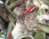 ピリリと胡椒がきいてるカニカマサラダ作り方4写真
