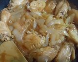 鶏と玉ねぎだけ煮作り方5写真