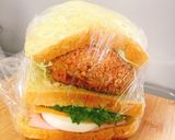 アボカドパン味噌チーズカツハムぱくサンド作り方20写真