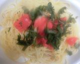 明太子スパゲッティ　和風バターソースかけ作り方3写真