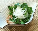 簡単♡パクチー納豆with酢たまねぎ♡作り方3写真