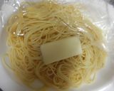 明太子スパゲッティ　和風バターソースかけ作り方11写真