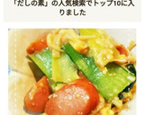 だしの素で簡単！青梗菜とえのきの卵炒め作り方11写真