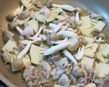 筍と春キャベツとしめじのパスタ作り方4写真