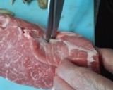 お肉と春キャベツ、蒸して丸ごと食べます。作り方2写真