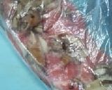 お肉と春キャベツ、蒸して丸ごと食べます。作り方3写真