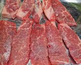 牛肉とアスパラとキクラゲのピリ辛炒め♪作り方1写真
