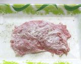 薄切り肉で『簡単味噌カツ』作り方5写真