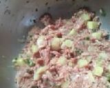 お肉と春キャベツ、蒸して丸ごと食べます。作り方5写真