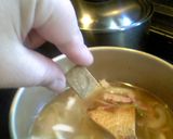 サンドイッチ＆生クリコンソメスープ作り方6写真