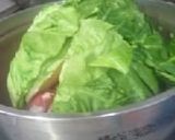 お肉と春キャベツ、蒸して丸ごと食べます。作り方11写真