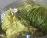 お肉と春キャベツ、蒸して丸ごと食べます。作り方15写真