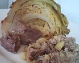 お肉と春キャベツ、蒸して丸ごと食べます。作り方16写真