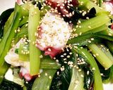 小松菜のナムル〜変化球材料やナッツ入りで作り方8写真