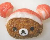 簡単★リラックマおにぎり（キャラ弁）作り方7写真