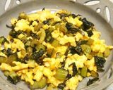 美味しい♪炒り卵入り野沢菜の油炒め作り方8写真