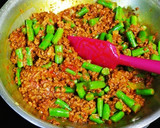 いんげんと牛ひき肉の炊き込みご飯作り方6写真