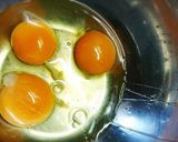 たっぷりのキャベツと卵のお好み焼き風作り方2写真