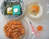 簡単★キイロイトリおにぎり（キャラ弁）作り方1写真