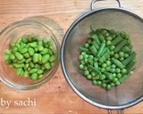 季節のグリーンビーンズとあさりのサラダ♡作り方1写真