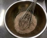 ふんわり米粉のバースデーショコラ♪作り方1写真