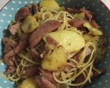 スパゲティ じゃがバター作り方7写真