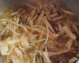 ランチに♪もやしときのこ鶏ささみのスープ作り方4写真