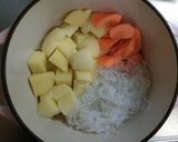 新じゃがいもと新玉ねぎの肉じゃが作り方3写真