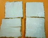 簡単‼挽き肉厚揚げサンドの玉子とじ煮作り方3写真
