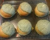 子供の日にも♪柏餅風メロンパン^^作り方17写真