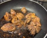 鶏レバーの赤ワイン煮作り方4写真