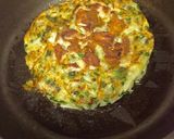 カリカリ豚バラともやしの米粉お好み焼き作り方3写真