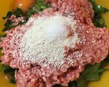 ほうれん草たっぷり！ポパイハンバーグ⭐︎作り方2写真