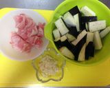 ごはんが進む♫なすと豚肉の豆豉醬炒め作り方1写真
