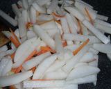 大根メインの野菜炒め作り方2写真