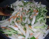 大根メインの野菜炒め作り方3写真