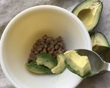 1人ランチにぴったり！アボ納豆カレー作り方1写真