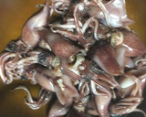 ホタルイカときのこのオイスターソース炒め作り方1写真