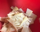 春キャベツ、筍とコンビーフのサラダ作り方2写真