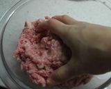 こいのぼりデコ　フライパンバーグ作り方4写真