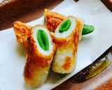 ちくわにスナップえんどう♫さっと焼き作り方4写真